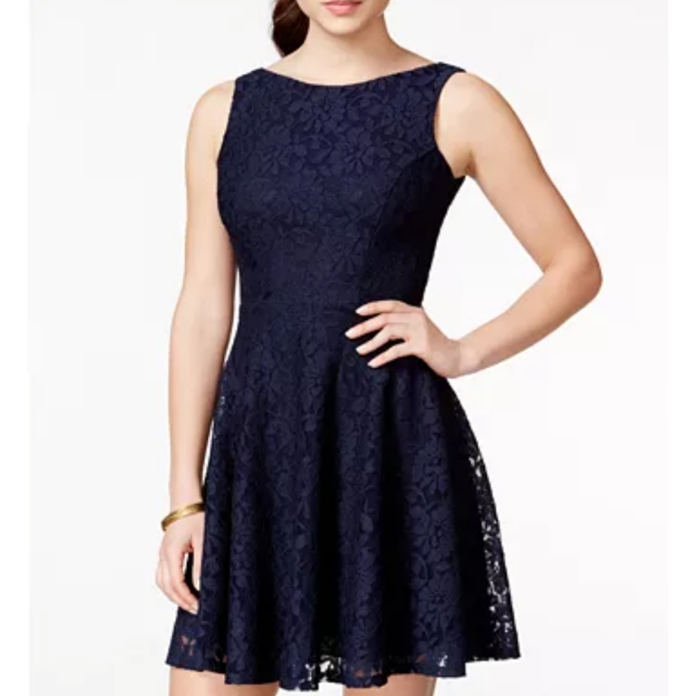 Speechless Dress.. NAVY BLUE